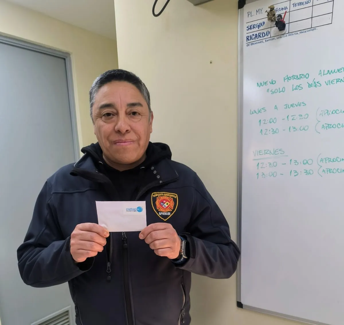 METHANEX destaca a Brigadista por su compromiso permanente con la seguridad