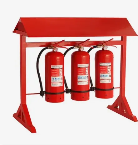 Soporte extintor para 3 extintores