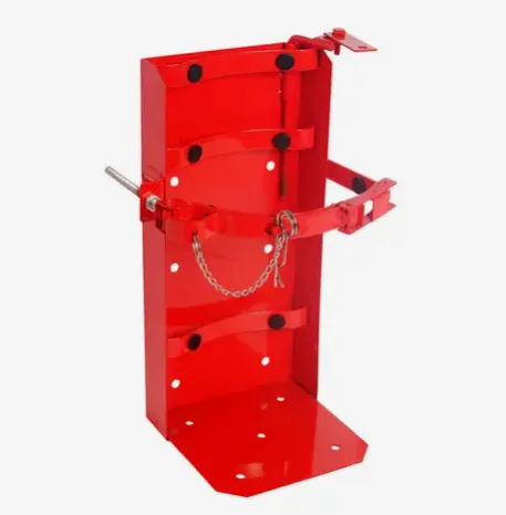 Soporte extintor reforzado PQS 10 kg